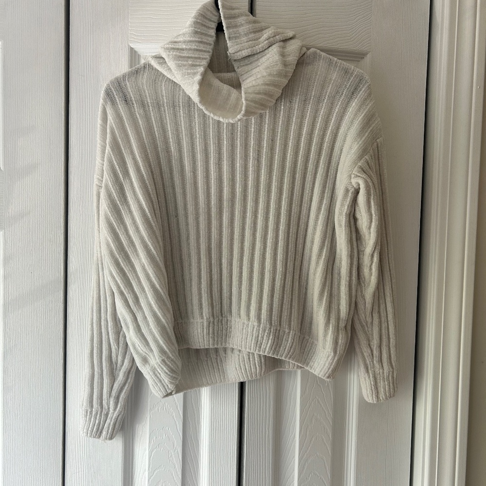 White Turtleneck Sweater